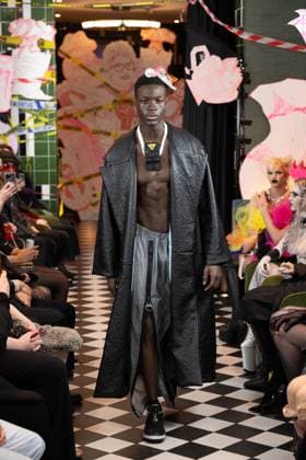 VIN + OMI AW25 catwalk show, 19 February 2025 VIN + OMI AW25 catwalk show at Harrington Gardens in South Kensington, London, UK on 19 February 2025., Credit:JIMMY JAMES Avalon London, UK  Copyright: xJIMMYxJAMESx xAvalonx 0966187041