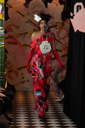 VIN + OMI AW25 catwalk show, 19 February 2025 VIN + OMI AW25 catwalk show at Harrington Gardens in South Kensington, London, UK on 19 February 2025., Credit:JIMMY JAMES Avalon London, UK  Copyright: xJIMMYxJAMESx xAvalonx 0966187318
