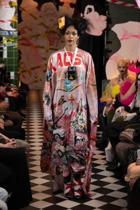 VIN + OMI AW25 catwalk show, 19 February 2025 VIN + OMI AW25 catwalk show at Harrington Gardens in South Kensington, London, UK on 19 February 2025., Credit:JIMMY JAMES Avalon London, UK  Copyright: xJIMMYxJAMESx xAvalonx 0966188217