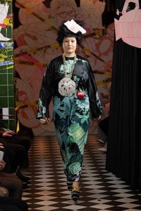 VIN + OMI AW25 catwalk show, 19 February 2025 VIN + OMI AW25 catwalk show at Harrington Gardens in South Kensington, London, UK on 19 February 2025., Credit:JIMMY JAMES Avalon London, UK  Copyright: xJIMMYxJAMESx xAvalonx 0966189252