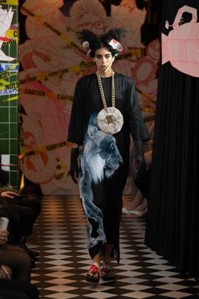 VIN + OMI AW25 catwalk show, 19 February 2025 VIN + OMI AW25 catwalk show at Harrington Gardens in South Kensington, London, UK on 19 February 2025., Credit:JIMMY JAMES Avalon London, UK  Copyright: xJIMMYxJAMESx xAvalonx 0966189443
