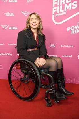Kristina Vogel at the 99Fire Films Award during the Berlinale 2025 in the Astor Film Lounge Berlin, 19 02 2025 Foto:xC.xNiehausx xFuturexImagex fire_films_5231