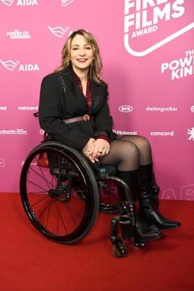 Kristina Vogel at the 99Fire Films Award during the Berlinale 2025 in the Astor Film Lounge Berlin, 19 02 2025 Foto:xC.xNiehausx xFuturexImagex fire_films_5232