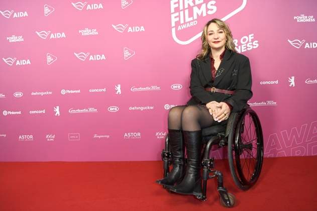 Kristina Vogel at the 99Fire Films Award during the Berlinale 2025 in the Astor Film Lounge Berlin, 19 02 2025 Foto:xC.xNiehausx xFuturexImagex fire_films_5234
