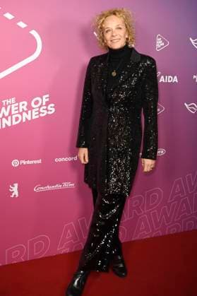 Katja Riemann at the 99Fire Films Award during the Berlinale 2025 in the Astor Film Lounge Berlin, 19 02 2025 Foto:xC.xNiehausx xFuturexImagex fire_films_5243