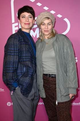 Agnes Mann and Gesine Cukrowski at the 99Fire Films Award during the Berlinale 2025 in the Astor Film Lounge Berlin, 19 02 2025 Foto:xN.xKubelkax xFuturexImagex fire_films_5253
