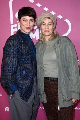 Agnes Mann and Gesine Cukrowski at the 99Fire Films Award during the Berlinale 2025 in the Astor Film Lounge Berlin, 19 02 2025 Foto:xN.xKubelkax xFuturexImagex fire_films_5254