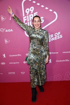Claudia Campus at the 99Fire Films Award during the Berlinale 2025 in the Astor Film Lounge Berlin, 19 02 2025 Foto:xN.xKubelkax xFuturexImagex fire_films_5268