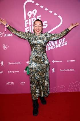 Claudia Campus at the 99Fire Films Award during the Berlinale 2025 in the Astor Film Lounge Berlin, 19 02 2025 Foto:xN.xKubelkax xFuturexImagex fire_films_5269