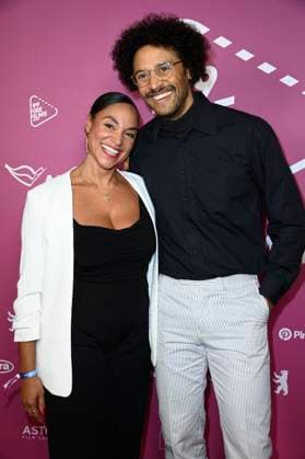 Vanessa Rottenburg and Marvin Krüger at the 99Fire Films Award during the Berlinale 2025 in the Astor Film Lounge Berlin, 19 02 2025 Foto:xN.xKubelkax xFuturexImagex fire_films_5290