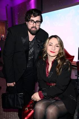Steven Preisner and Kristina Vogel at the 99Fire Films Award during the Berlinale 2025 in the Astor Film Lounge Berlin, 19 02 2025 Foto:xN.xKubelkax xFuturexImagex fire_films_5344