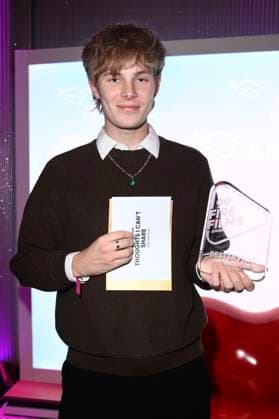 Daimon Tay Bork at the 99Fire Films Award during the Berlinale 2025 in the Astor Film Lounge Berlin, 19 02 2025 Foto:xN.xKubelkax xFuturexImagex fire_films_5346