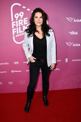 Mariella Ahrens at the 99Fire Films Award during the Berlinale 2025 in the Astor Film Lounge Berlin, 19 02 2025 Foto:xN.xKubelkax xFuturexImagex fire_films_5317