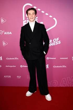 Mike Leon Lichtenberg at the 99Fire Films Award during the Berlinale 2025 in the Astor Film Lounge Berlin, 19 02 2025 Foto:xN.xKubelkax xFuturexImagex fire_films_5322