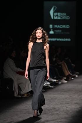 A model wears at collection runway a creation from Baro Lucas during Pasarela Cibeles Mercedes-Benz Fashion Week Madrid 2025 in Madrid, on Thursday ,20 February 2025. Cordon Press 