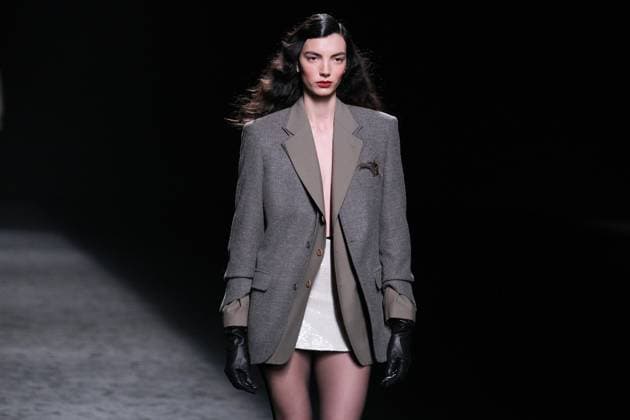 Baro Lucas during Fashion Week A model walks the runway wearing a design by Baro Lucas during Mercedes-Benz Fashion Week de Madrid in IFERMA, 20 February 2025 Spain Featuring: A model walks the runway wearing a design by Baro Lucas during Mercedes-Benz Fashion Week de Madrid in IFERMA, 20 February 2025 Spain Where: Madrid, Spain When: 20 Feb 2025 Credit: Oscar Gonzalez WENN Madrid Spain Copyright: xOscarxGonzalez WENNx wenn40262007 OFA ZOJx wenn40262007