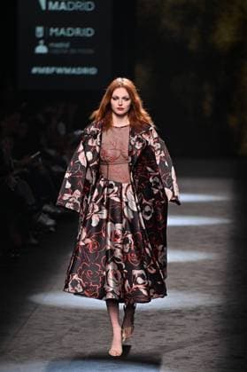 A model wears at collection runway a creation from Yolancris during Pasarela Cibeles Mercedes-Benz Fashion Week Madrid 2025 in Madrid, on Thursday ,20 February 2025. Cordon Press 
