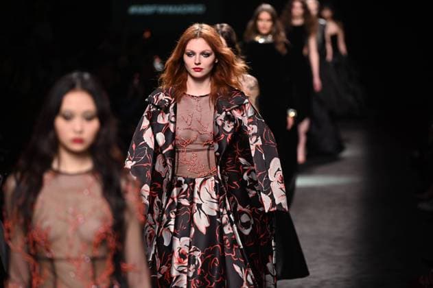 A model wears at collection runway a creation from Yolancris during Pasarela Cibeles Mercedes-Benz Fashion Week Madrid 2025 in Madrid, on Thursday ,20 February 2025. Cordon Press 