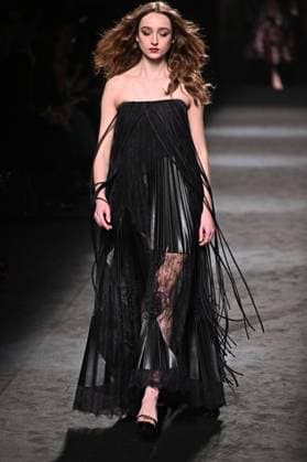 A model wears at collection runway a creation from Yolancris during Pasarela Cibeles Mercedes-Benz Fashion Week Madrid 2025 in Madrid, on Thursday ,20 February 2025. Cordon Press 