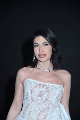 Presenter Ares Teixido at the front row of Yolancris collection during Pasarela Cibeles Mercedes-Benz Fashion Week Madrid 2025 in Madrid, on Thursday ,20 February 2025. Cordon Press 