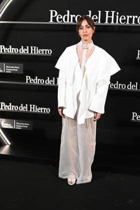 Pedro del Hierro presents his OI25 26 El Pellizco collection at the 81st edition of MBFWM Hiba Abouk poses at the Pedro del Hierro photocall during the presentation of his OI25 26 El Pellizco collection at the 81st edition of MBFWM, on February 20, 2025, in Madrid Spain FASHION MERCEDES BENZ FASHION WEEK FAMOUS DESIGNERS José Madrid Madrid Madrid Spain  Copyright: xJosÃ xOlivax 6532197