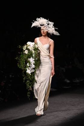 A model wears at collection runway a creation from Mans during Pasarela Cibeles Mercedes-Benz Fashion Week Madrid 2025 in Madrid, on Thursday ,20 February 2025. Cordon Press 