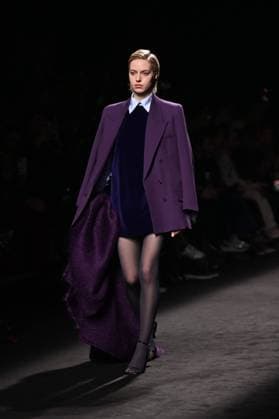 A model wears at collection runway a creation from Mans during Pasarela Cibeles Mercedes-Benz Fashion Week Madrid 2025 in Madrid, on Thursday ,20 February 2025. Cordon Press 