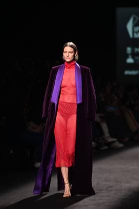 A model wears at collection runway a creation from Mans during Pasarela Cibeles Mercedes-Benz Fashion Week Madrid 2025 in Madrid, on Thursday ,20 February 2025. Cordon Press 