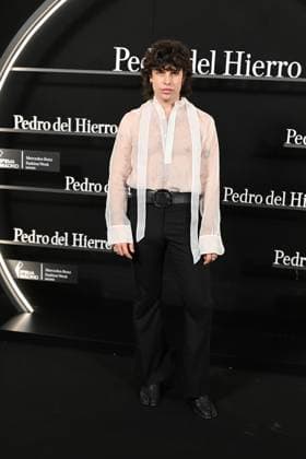 Pedro del Hierro presents his OI25 26 El Pellizco collection at the 81st edition of MBFWM Leo Rizzi poses at the Pedro del Hierro photocall during the presentation of his OI25 26 El Pellizco collection at the 81st edition of MBFWM, February 20, 2025, in Madrid Spain FASHION MERCEDES BENZ FASHION WEEK FAMOUS DESIGNERS José Madrid Madrid Madrid Spain  Copyright: xJosÃ xOlivax 6532227