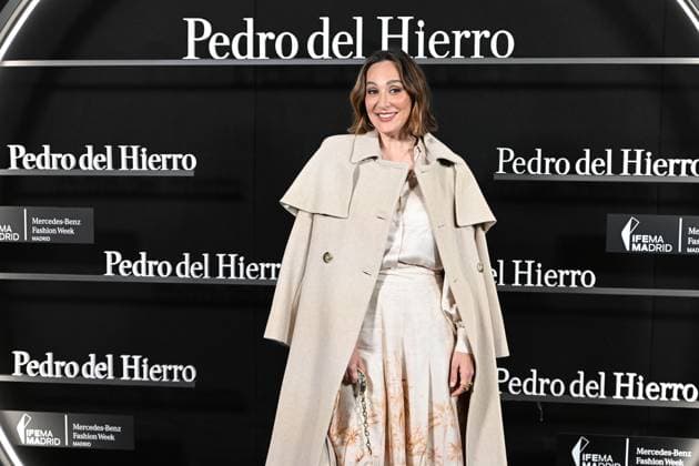 Pedro del Hierro presents its OI25 26 El Pellizco collection at the 81st edition of MBFWM Tamara Falcó poses at the Pedro del Hierro photocall during the presentation of its OI25 26 El Pellizco collection at the 81st edition of MBFWM, on February 20, 2025, in Madrid Spain FASHION MERCEDES BENZ FASHION WEEK FAMOUS DESIGNERS José Madrid Madrid Madrid Spain  Copyright: xJosÃ xOlivax 6532274