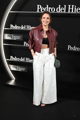 Pedro del Hierro presents its OI25 26 El Pellizco collection at the 81st edition of MBFWM Marta Pombo poses at the Pedro del Hierro photocall during the presentation of its OI25 26 El Pellizco collection at the 81st edition of MBFWM, on February 20, 2025, in Madrid Spain FASHION MERCEDES BENZ FASHION WEEK FAMOUS DESIGNERS José Madrid Madrid Madrid Spain  Copyright: xJosÃ xOlivax 6532307
