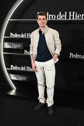 Pedro del Hierro presents his OI25 26 El Pellizco collection at the 81st edition of MBFWM Daniel Muriel poses at the Pedro del Hierro photocall during the presentation of his OI25 26 El Pellizco collection at the 81st edition of MBFWM, February 20, 2025, in Madrid Spain FASHION MERCEDES BENZ FASHION WEEK FAMOUS DESIGNERS José Madrid Madrid Madrid Spain  Copyright: xJosÃ xOlivax 6532311