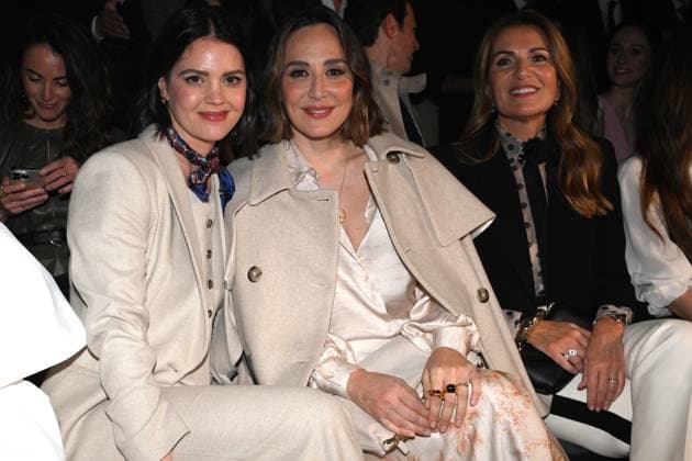 Pedro del Hierro fashion show at the 81st edition of MBFWM Isabelle Junot, Tamara Falcó and Marie Castellvi Dépée and Isabel Jiménez during the Pedro del Hierro fashion show at the 81st edition of MBFWM, on February 20, 2025, in Madrid Spain PEDRO DEL HIERRO SHOW MBFWM FAMOUS MODELS José Madrid Madrid Spain  Copyright: xJosÃ xOlivax 6532548