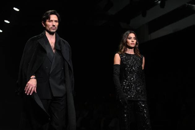Pedro del Hierro fashion show at the 81st edition of MBFWM Andrés Velencoso and Rocío Crusset fashion show for Pedro del Hierro at the 81st edition of MBFWM, on February 20, 2025, in Madrid Spain PEDRO DEL HIERRO SHOW MBFWM FAMOUS MODELS José Madrid Madrid Spain  Copyright: xJosÃ xOlivax 6532627
