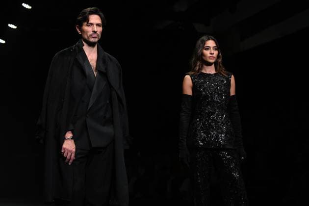 Pedro del Hierro fashion show at the 81st edition of MBFWM Andrés Velencoso and Rocío Crusset fashion show for Pedro del Hierro at the 81st edition of MBFWM, on February 20, 2025, in Madrid Spain PEDRO DEL HIERRO SHOW MBFWM FAMOUS MODELS José Madrid Madrid Spain  Copyright: xJosÃ xOlivax 6532628