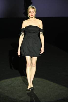 A model wears at collection runway a creation from Menchen Thomas during Pasarela Cibeles Mercedes-Benz Fashion Week Madrid 2025 in Madrid, on Thursday ,20 February 2025. Cordon Press 