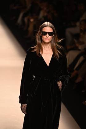 A model wears at collection runway a creation from Alex Riviere during Pasarela Cibeles Mercedes-Benz Fashion Week Madrid 2025 in Madrid, on Thursday ,20 February 2025. Cordon Press 