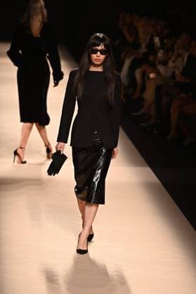 A model wears at collection runway a creation from Alex Riviere during Pasarela Cibeles Mercedes-Benz Fashion Week Madrid 2025 in Madrid, on Thursday ,20 February 2025. Cordon Press 