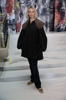 . 21 02 2025. London, United Kingdom. Jodie Kidd arriving at the Paul Costelloe show for Autumn Winter 2025 at London Fashion Week.  xStephenxLockx xi-Imagesx IIM-25752-0004