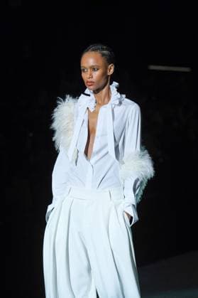 Menchen Tomas Fashion Week A model walks the runway wearing a design by Menchen Tomas during Mercedes-Benz Fashion Week de Madrid in IFERMA, 20 February 2025 Spain Featuring: A model walks the runway wearing a design by Menchen Tomas during Mercedes-Benz Fashion Week de Madrid in IFERMA, 20 February 2025 Spain Where: Madrid, Spain When: 20 Feb 2025 Credit: Oscar Gonzalez WENN Madrid Spain Copyright: xOscarxGonzalez WENNx wenn40263115 OFA ZOJx wenn40263115