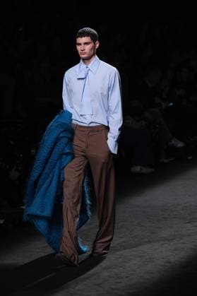 Mans Fashion Week in Madrid A model walks the runway wearing a design by Mans during Mercedes-Benz Fashion Week de Madrid in IFERMA, 20 February 2025 Spain Featuring: A model walks the runway wearing a design by Mans during Mercedes-Benz Fashion Week de Madrid in IFERMA, 20 February 2025 Spain Where: Madrid, Spain When: 20 Feb 2025 Credit: Oscar Gonzalez WENN Madrid Spain Copyright: xOscarxGonzalez WENNx wenn40262718 OFA ZOJx wenn40262718
