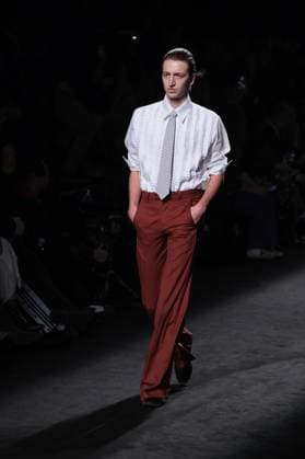 Mans Fashion Week in Madrid A model walks the runway wearing a design by Mans during Mercedes-Benz Fashion Week de Madrid in IFERMA, 20 February 2025 Spain Featuring: A model walks the runway wearing a design by Mans during Mercedes-Benz Fashion Week de Madrid in IFERMA, 20 February 2025 Spain Where: Madrid, Spain When: 20 Feb 2025 Credit: Oscar Gonzalez WENN Madrid Spain Copyright: xOscarxGonzalez WENNx wenn40262704 OFA ZOJx wenn40262704