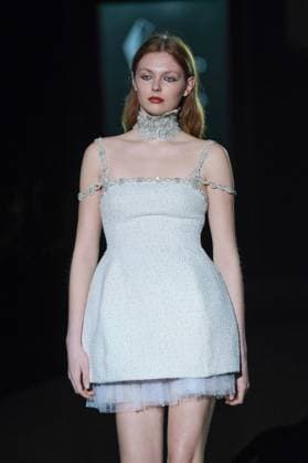 Menchen Tomas Fashion Week A model walks the runway wearing a design by Menchen Tomas during Mercedes-Benz Fashion Week de Madrid in IFERMA, 20 February 2025 Spain Featuring: A model walks the runway wearing a design by Menchen Tomas during Mercedes-Benz Fashion Week de Madrid in IFERMA, 20 February 2025 Spain Where: Madrid, Spain When: 20 Feb 2025 Credit: Oscar Gonzalez WENN Madrid Spain Copyright: xOscarxGonzalez WENNx wenn40263150 OFA ZOJx wenn40263150