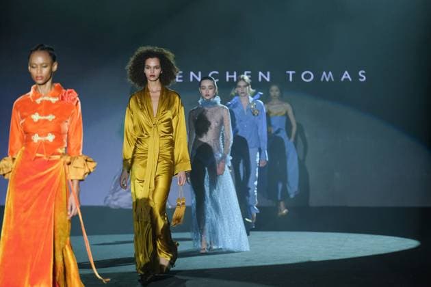 Menchen Tomas Fashion Week A model walks the runway wearing a design by Menchen Tomas during Mercedes-Benz Fashion Week de Madrid in IFERMA, 20 February 2025 Spain Featuring: A model walks the runway wearing a design by Menchen Tomas during Mercedes-Benz Fashion Week de Madrid in IFERMA, 20 February 2025 Spain Where: Madrid, Spain When: 20 Feb 2025 Credit: Oscar Gonzalez WENN Madrid Spain Copyright: xOscarxGonzalez WENNx wenn40263154 OFA ZOJx wenn40263154
