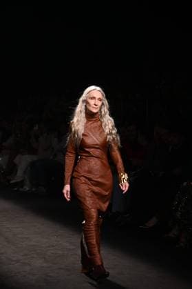 A model wears at collection runway a creation from Simorra during Pasarela Cibeles Mercedes-Benz Fashion Week Madrid 2025 in Madrid, on Friday ,21 February 2025 Cordon Press 