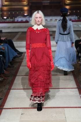 . 21 02 2025. London, United Kingdom. Bora Aksu show for Autumn Winter 2025 at London Fashion Week.  xStephenxLockx xi-Imagesx IIM-25753-0012