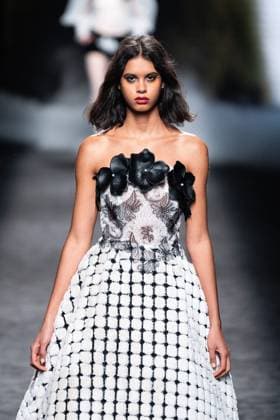 Spanish fashion designers Yolancris present their new collection at Madrid Fashion Week 2025, the most important fashion event in Spain. At IFEMA, Madrid, February 20, 2025. (20250220105)