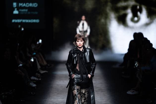 Spanish fashion designers Yolancris present their new collection at Madrid Fashion Week 2025, the most important fashion event in Spain. At IFEMA, Madrid, February 20, 2025. (20250220123)