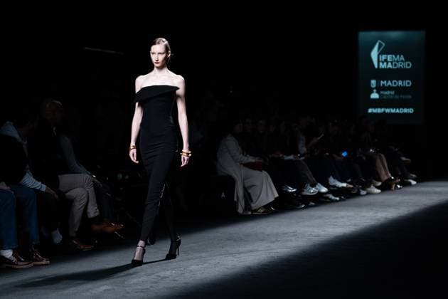 Fashion designer Baro Lucas, originally from Valladolid, presents his new collection at Madrid Fashion Week 2025, the most important fashion event in Spain. At IFEMA, Madrid, February 20, 2025. (2025022014)