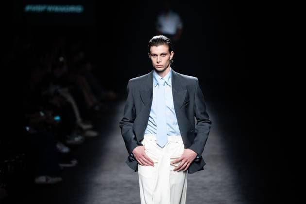 Mans Concept, fashion brand created by designer Jaime Alvarez, presents his new collection at Madrid Fashion Week 2025, the most important fashion event in Spain. At IFEMA, Madrid, February 20, 2025. (20250220160)